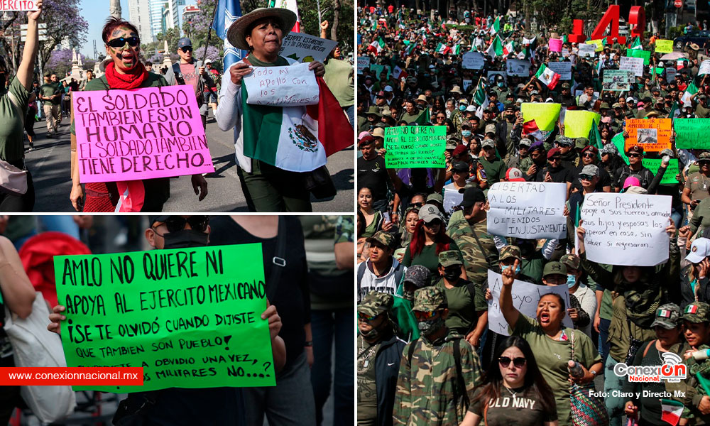 Protestan por detención de militares involucrados en la masacre de Nuevo Laredo