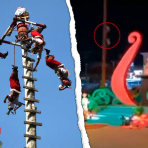 Mujer muere tras caer en danza de los Voladores de Papantla