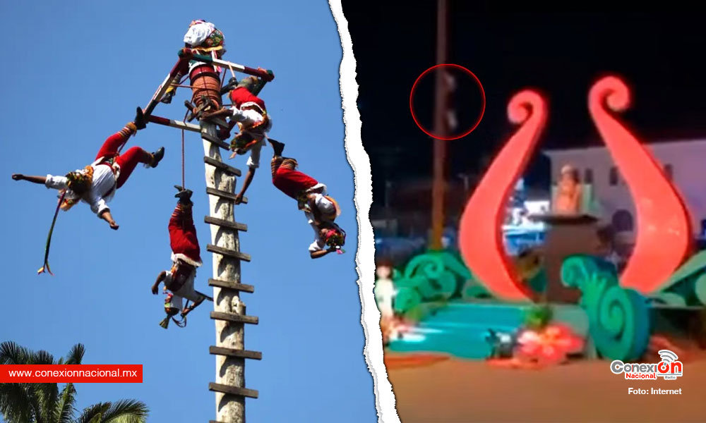 Mujer muere tras caer en danza de los Voladores de Papantla