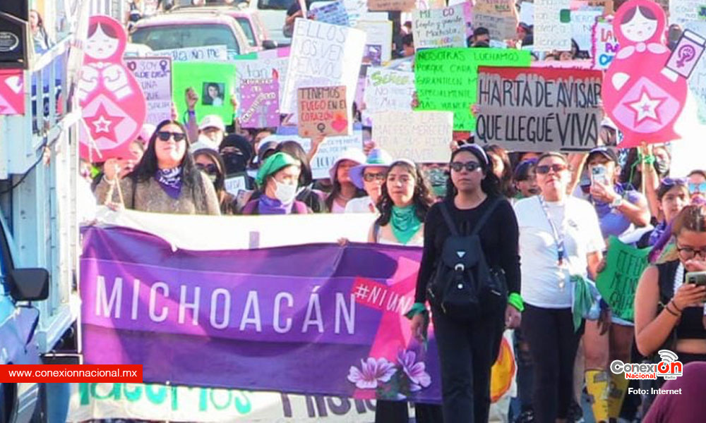 Reporta Segob saldo blanco en movilizaciones del 8M en Michoacán
