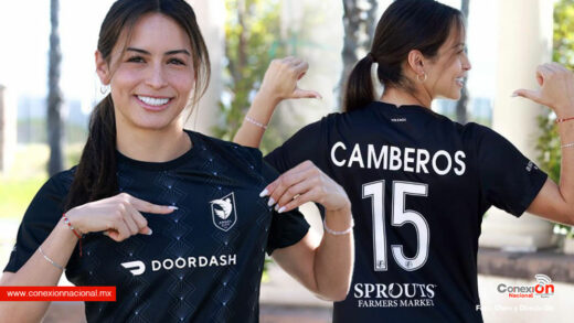Es oficial, Scarlett Camberos ya se puso la camiseta del Angel City y agradeció a la afición