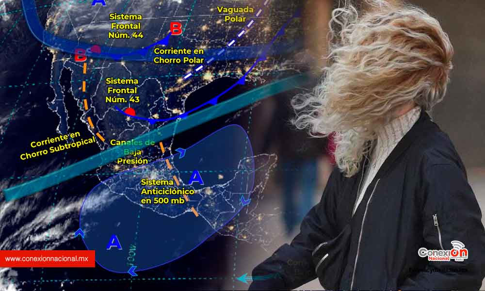Se registrarán fuertes vientos y temperaturas máximas
