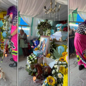 Las redes se conmueven con los payasitos que actuaron en el velorio de un niño