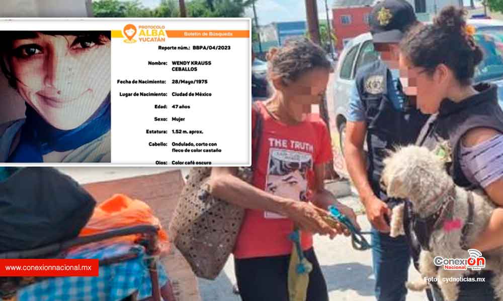 Wendy Krauss fue hallada en Yucatán
