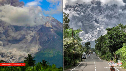 Estalla el volcán Merapi en Indonesia