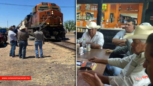 Liberan agricultores de Chihuahua vías del tren tras dos días de bloqueo; llegaron a un acuerdo con CFE