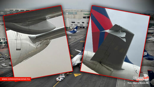 Chocan 2 aviones en el Aeropuerto de la CDMX, no se reportan lesionados