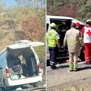 13 Muertos y 10 heridos, saldo de un choque entre una camioneta y una Urvan, entre Huitzo y Nochixtlán