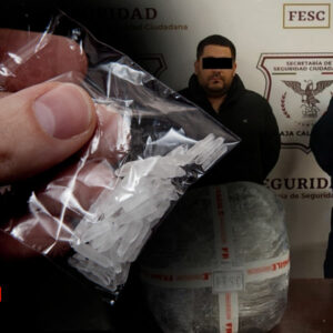 Decomisa fuerza estatal más de 26 KG de metanfetamina; hay un detenido