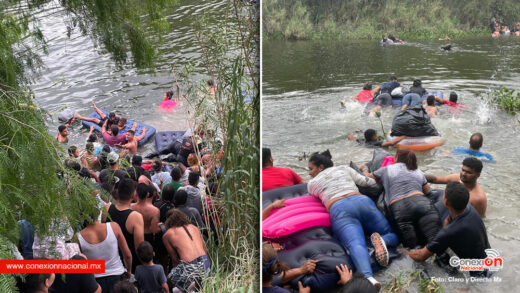 Intentan migrantes cruzar desesperadamente a Estados Unidos por inseguridad en México