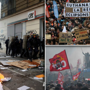 Se reactivan protestas de trabajadores en Francia vs plan de pensiones de Macron