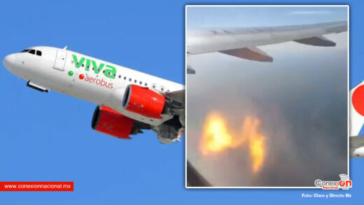 Una turbina de un avión de Viva Aerobús explotó durante un vuelo